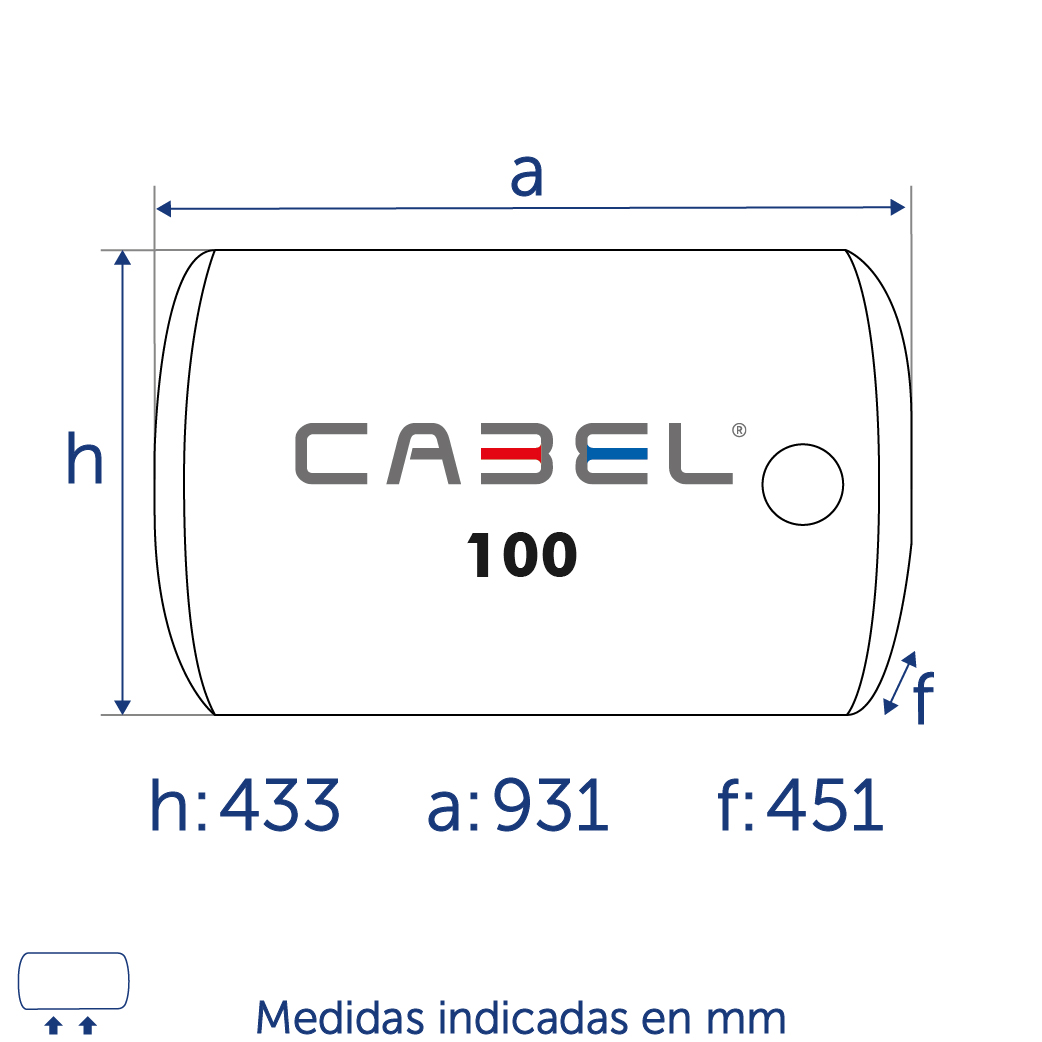 CABEL Termo eléctrico Horizontal - Tubesan S.L.