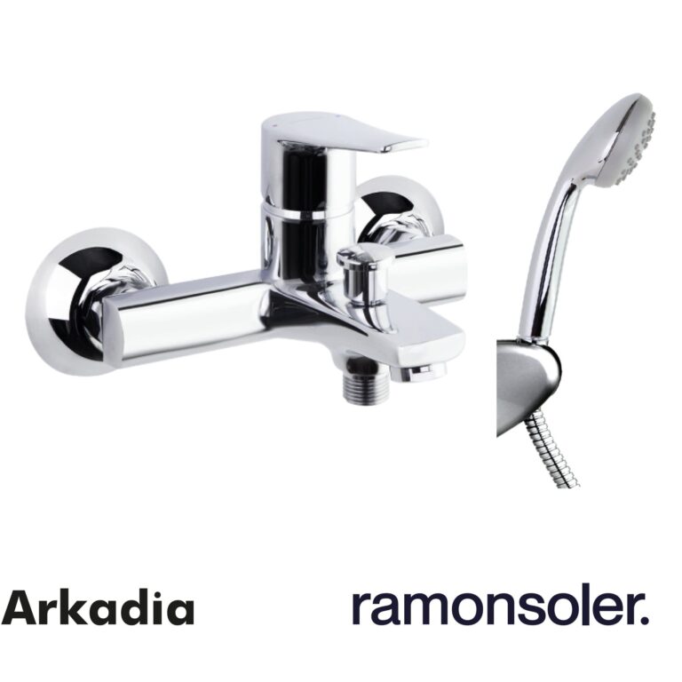 RAMON SOLER Monomando Arkadia Tool Free S2 para Bañera-Ducha