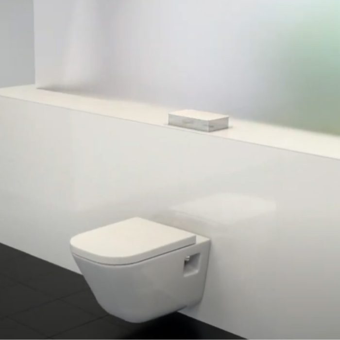 ROCA Bastidor Duplo WC Bajo Ventana A890121010 para Inodoro Suspendido y A890064000