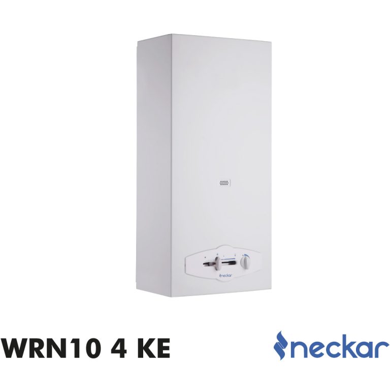 NECKAR Calentador Atmosférico WRN10 4 KE de exterior - Gas natural, Butano/Propano 10 Litros