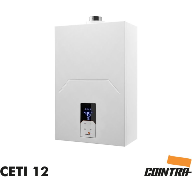 COINTRA Calentador Estanco CETI 12 + Kit Horizontal para Butano/Propano y Gas Natural 12 Litros