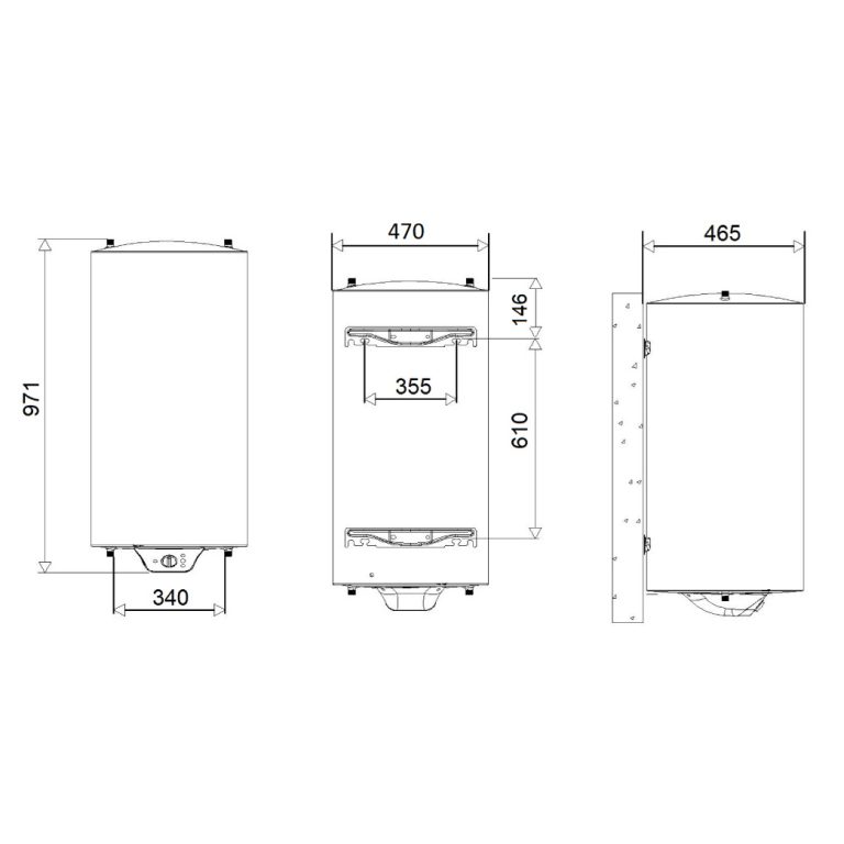 APARICI Termo Eléctrico H 100 Litros
