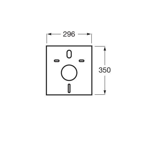 Medida ROCA Junta amortiguadora de ruido Silent IN-WALL A890063000 para Inodoro y Bidé Suspendidos