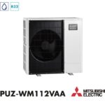 MITSUBISHI ELECTRIC Bomba de Calor Calefacción Ecodan 11,2kW Monofásica R32 Ud. Exterior Monobloc salida hidráulica PUZ-WM112VAA