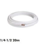 Tubo doble cobre aislado 1/4-1/2 20m