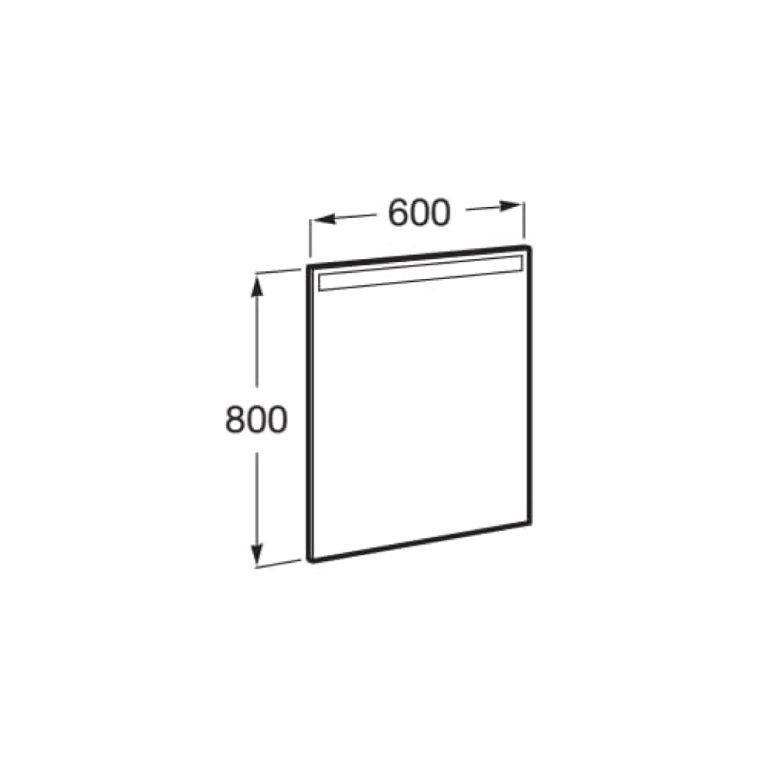 Meidda ROCA Espejo Eidos con Luz Frontal LED A812355000