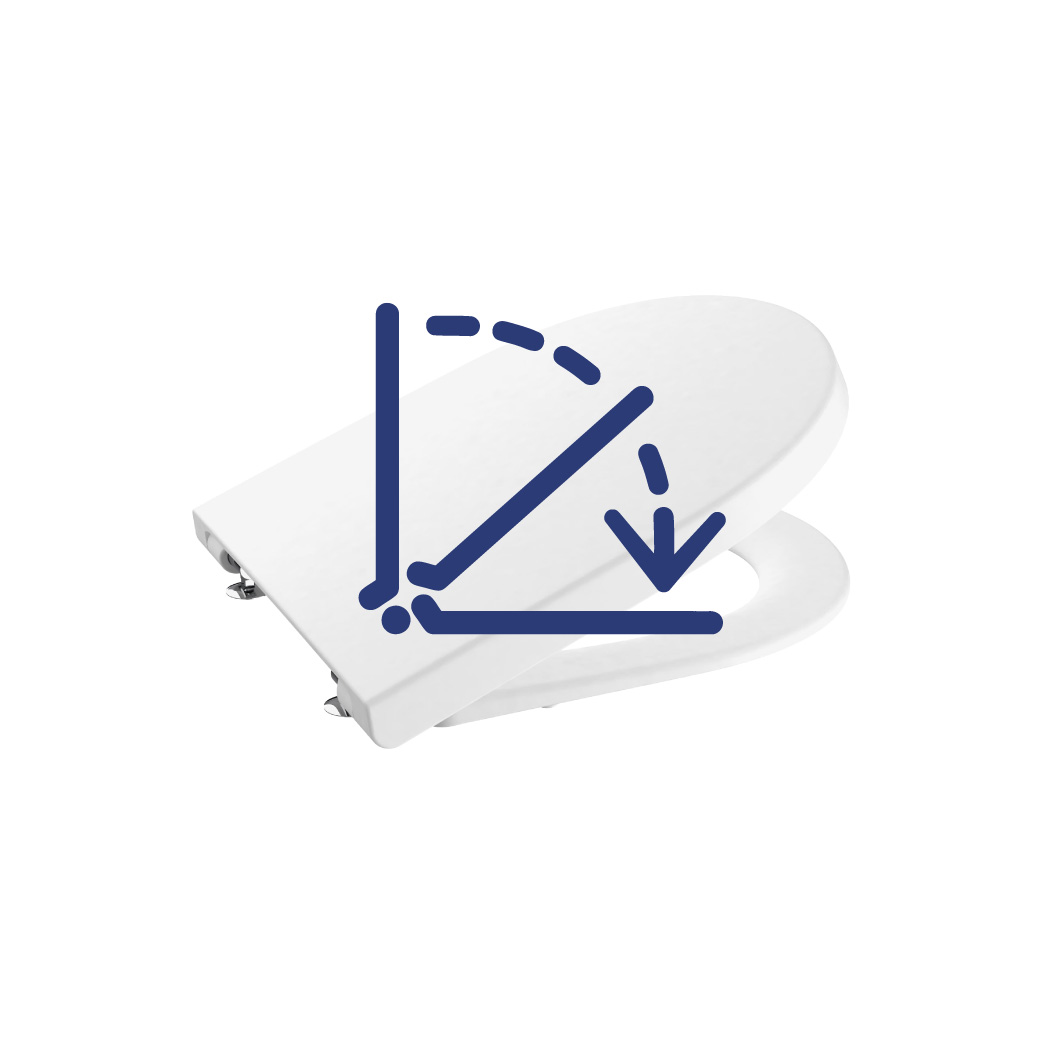 Tapa caída amortiguada Roca