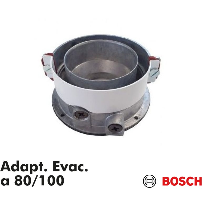 BOSCH Adaptador de evacuación a 80/110 para nuevo BOSCH Therm 6600 S