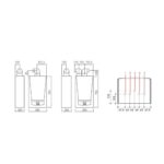 Medida BAXI Caldera de gas Cubic 24/24 F