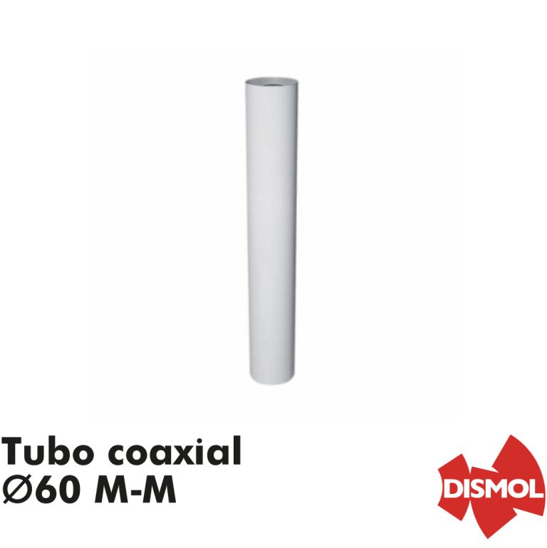 DISMOL Tubo coaxial 60/100 M - M
