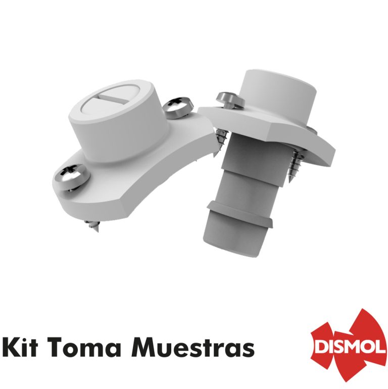 DISMOL Kit toma muestras aluminio pintado 60/100