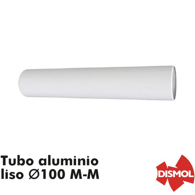 DISMOL Tubo liso aluminio ⌀100 M-M