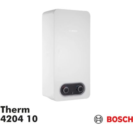 BOSCH Calentador Atmosférico Therm 4204 de Exterior para Butano/Propano 10 Litros