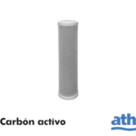 ATH Cartucho carbón activo CTO 9¾” antibacterias 304106