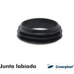 CREARPLAST Junta Labiada para Manguito Inodoro C-153 90mm