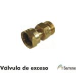 BARRENE Válvula Exceso Caudal Rearme automático